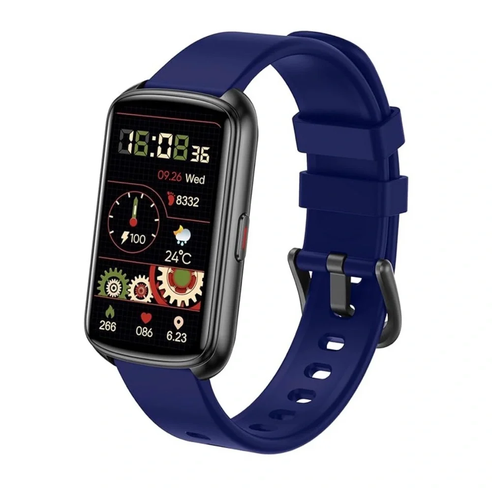 1.47” Fitness Smartwatch – Blue | Activity Tracker for iOS & Android